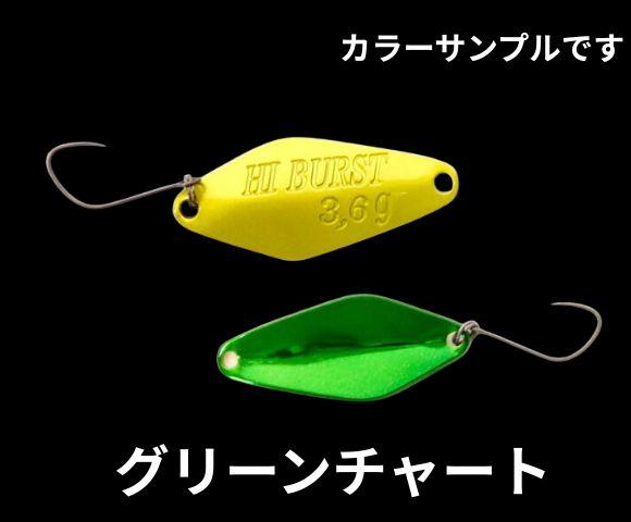 ヴアルケイン ハイバースト 1091×ピーチバイソン グリーンチャート